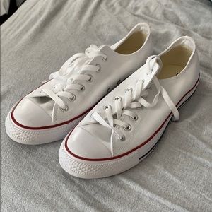 Brand New White Converse All Stars
